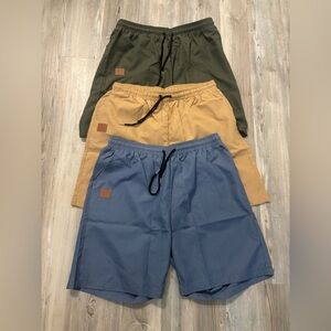 Amazon Athletic Shorts Green, tan and blue Versatile